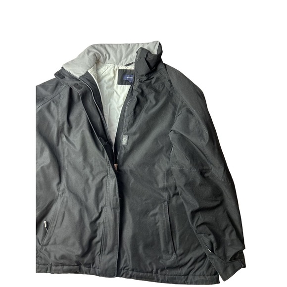 Men’s Black Land’s End XL 18-20 Coat - Picture 3 of 6